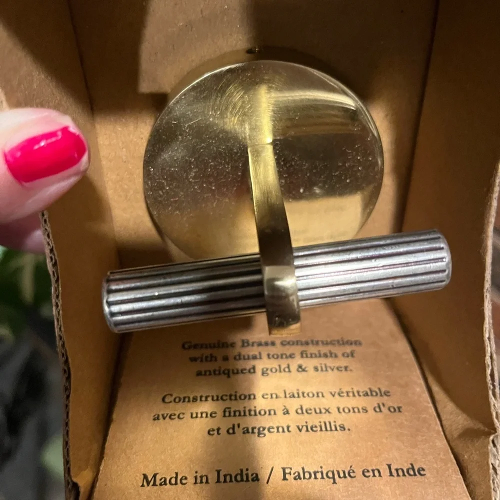 NWT Genuine Brass Robe Hook